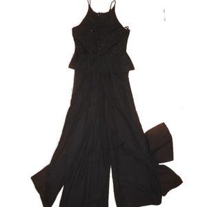Jumsuit Black size 14 Pants Romper Beaded Jumper